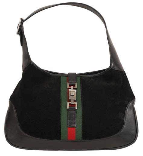 vintage gucci black suede from 90s|vintage gucci shoulder bag.